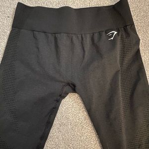 GymShark size XL black leggings.